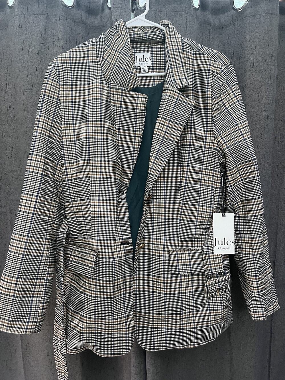 Jules & Leopold Women's Blazer Green Size XL